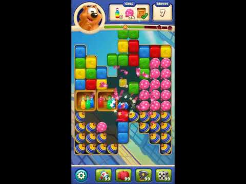 Toon Blast Level 7642 - NO BOOSTERS 🐻🐺🐱 | SKILLGAMING ✔️