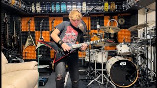 Yngwie Malmsteen - Vengeance - Guitar Cover Playthrough Marcel Maminski 13 Years Old