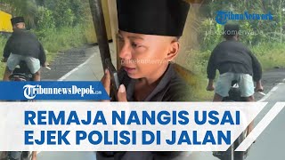 VIRAL Video Remaja Ugal-ugalan Naik Motor Sambil Ejek Polisi, Kini Nangis Meraung Usai Ditangkap