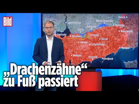 Ukraine bricht durch Russlands Hauptverteidigungslinie  | BILD Lagezentrum