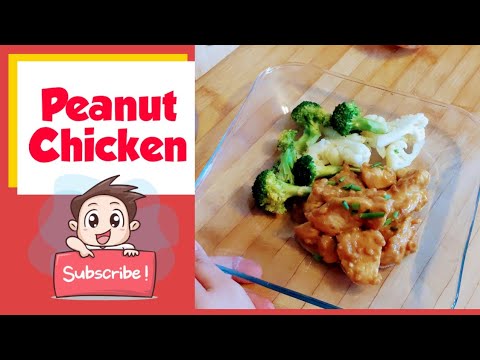 How to make Peanut Chicken// Made with Side Dish by Aleng Mataba // Simple and Easy