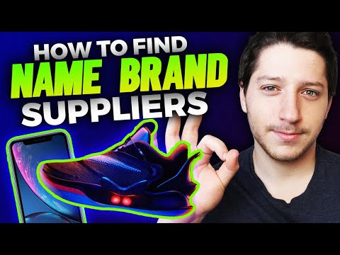 Part of a video titled How To Find BRAND NAME Wholesale Suppliers For ... - YouTube