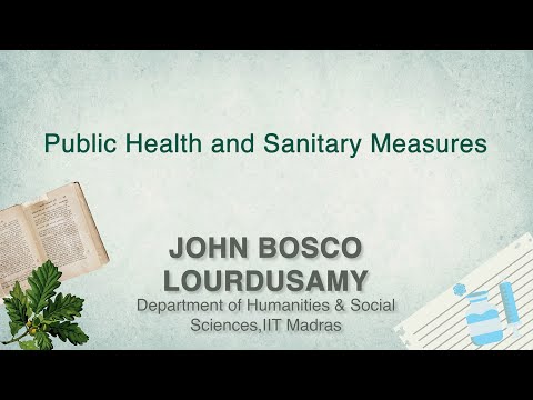 Public Health and Sanitary Measures