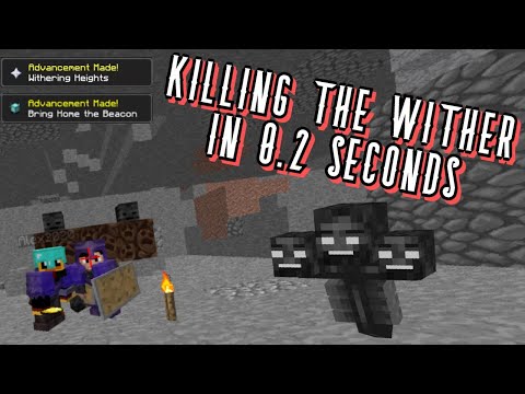 KILLING THE WITHER IN RECORD TIME