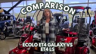 ECOLO ET4 GALAXY VS ET4 LS COMPARISON MOBILITY SCOOTERS👀