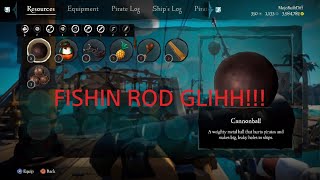 how launch yourself with a fishing rod (Sea of Thieves) (Console)