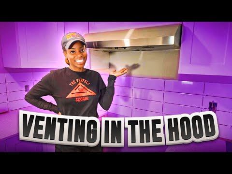 Looking for an Upgrade?  Learn How to Install a Hood Vent Like a Pro!  #tips #construction #diy #fyp