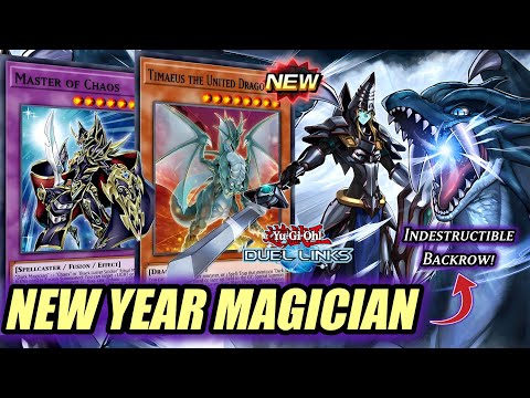 NEW DARK MAGICIAN, The DRAGON KNIGHT! GO, TIMAEUS! *Indestructible Backrow!* [DUEL LINKS]