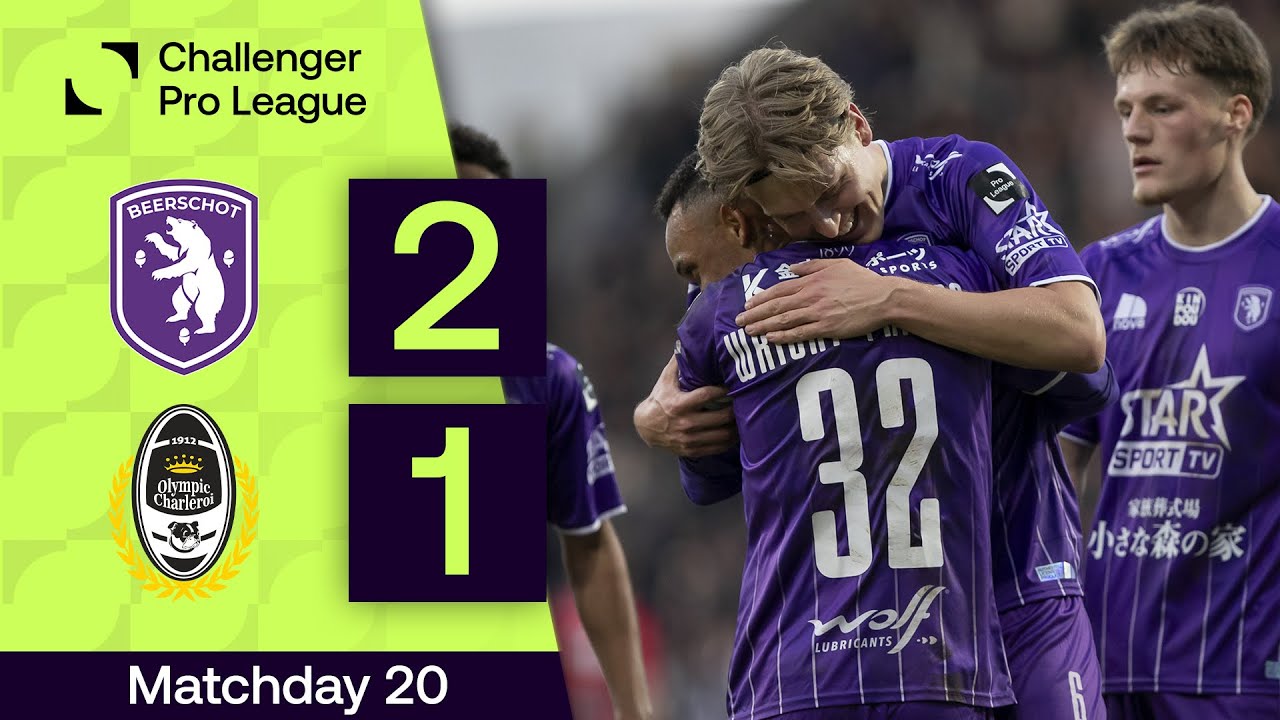 K. Beerschot V.A. vs OC Charleroi Highlights
