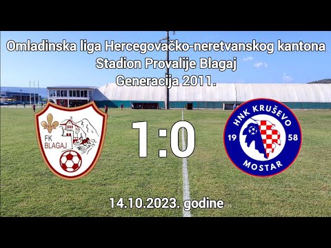 FK Blagaj - HNK Kruševo 1:0 (Omladinska liga Hercegovačko-neretvanskog kantona) - Generacija 2011.