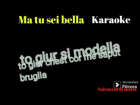 salvuccio di maria -MA TU SEI BELLA(Karaoke )