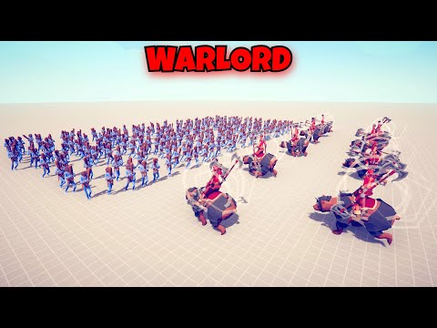 WARLORD VS EVERY UNITS - Totally Accurate Battle Simulator TABS