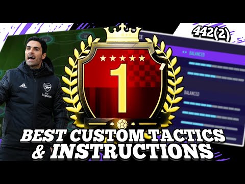 1ST IN THE WORLD CUSTOM TACTICS & INSTRUCTIONS! BEST 442(2) META FORMATION | FIFA 21 ULTIMATE TEAM