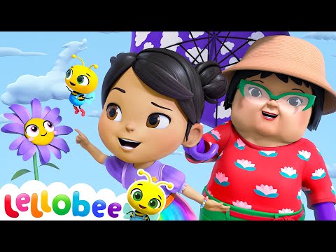 Wow! Look At That Cloud | Lellobee Nursery Rhyme Songs - Kids Karaoke