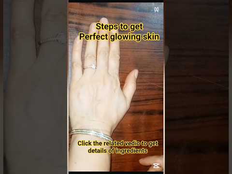 How to get Perfect Glowing Skin at home by RSB #remedies #glowingskin #skincare