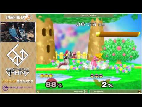 Smash On Tap 11 - EGE | Coffeeblack (Falcon) vs Jamrun (Peach) - Melee Singles Losers Bracket