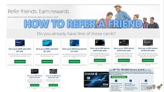 How to refer friends to Chase Credit Cards