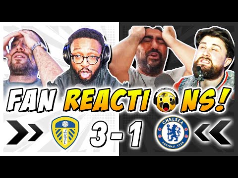 Chelsea Fans FUMING 🤬 Reactions to Leeds United 3-1 Chelsea | Premier League Fan Reactions