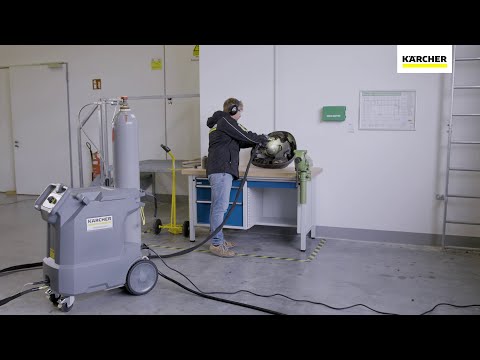 How to set up the dry ice blaster Karcher IB 10 8 L2P