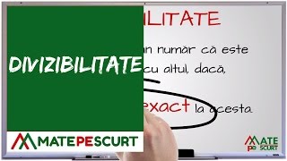 Divizibilitate