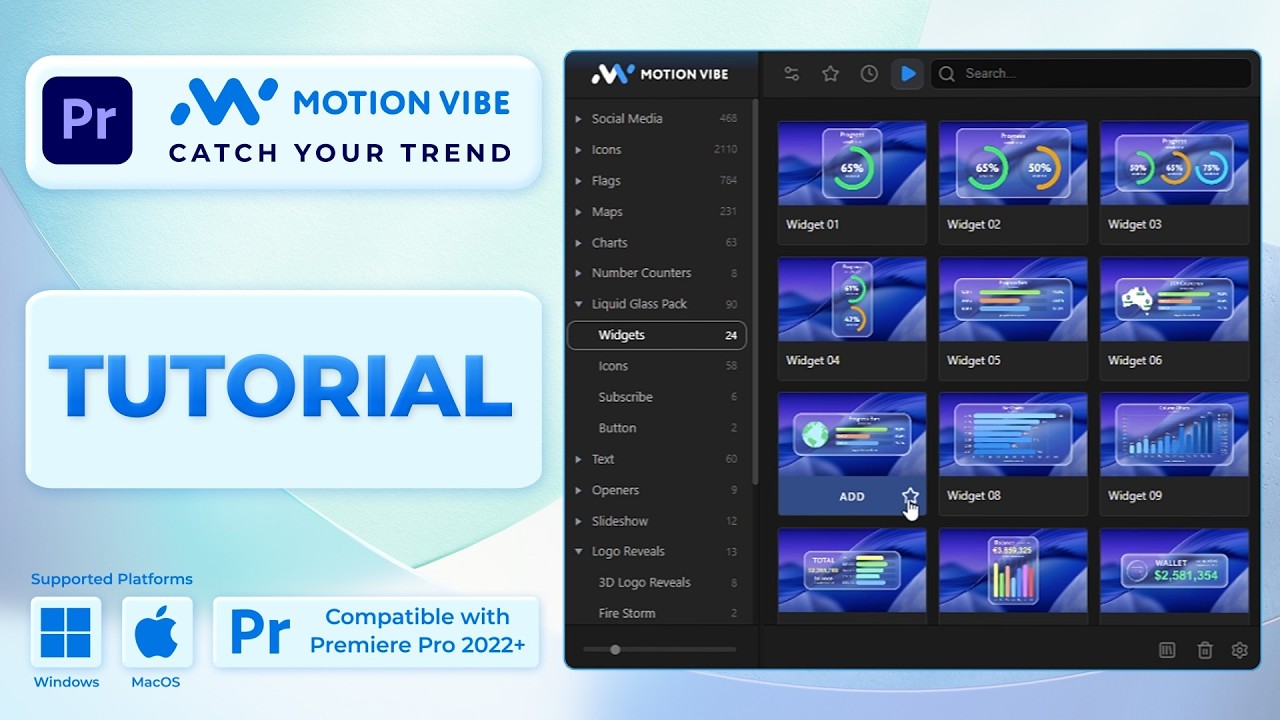 Motion Vibe Premiere Pro extension tutorial thumbnail