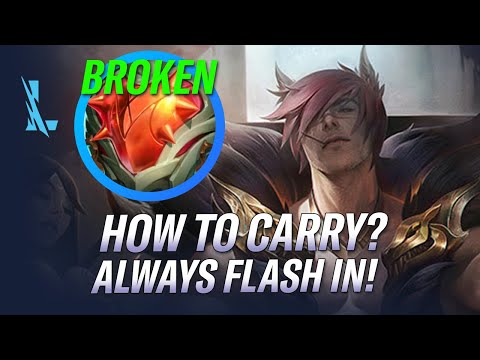 RIOT OVERBUFFED SETT! HOW TO CARRY? ALWAYS FLASH IN! SETT SUPPORT GAMEPLAY