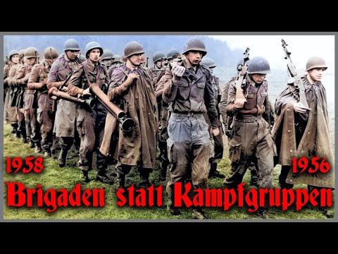 Brigades instead of combat groups - the army of the early Bundeswehr.