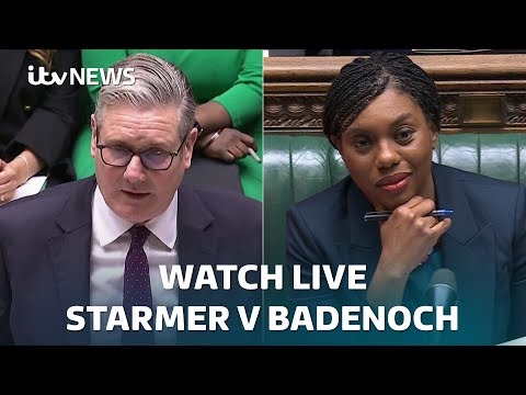 Watch Prime Minister's Questions live as Sir Keir Starmer takes on Kemi Badenoch
