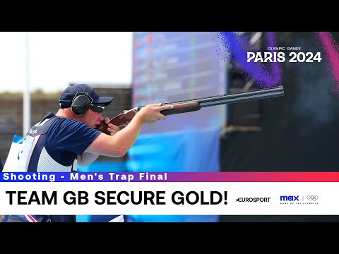 NEW OLYMPIC RECORD! 🥇 Nathan Hales wins Men's Trap Final | #Paris2024 #Olympics