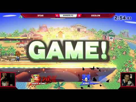 VS Weekly 5/24/18 - Winners R2 - DFear (Diddy Kong) vs Ur2Slow (Sonic) - Smash 4