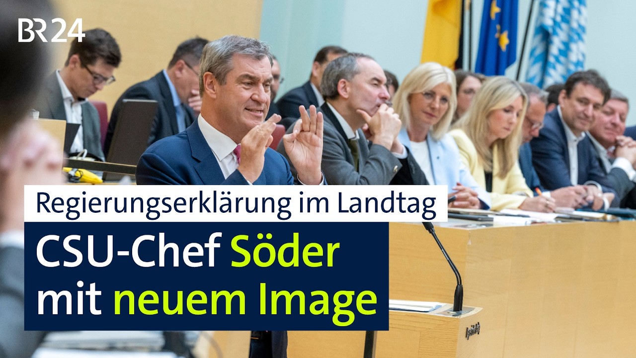 Regierungserklärung: Söder verspricht neuen Stil | BR24