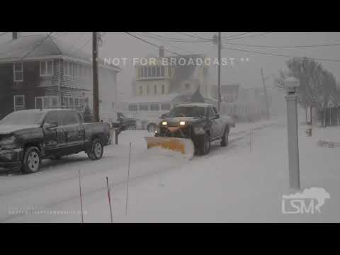 01-29-2022 Brant Rock, MA-Storm surge from blizzard, huge waves, downed powerlines