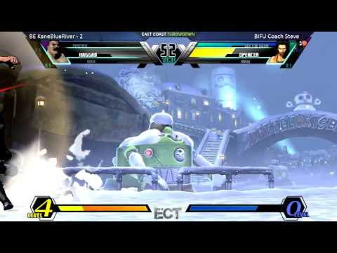 UMVC3 Top 8 @ ECT 2015 - BE Kaneblueriver vs BIFU Coach Steve [720p/60fps]