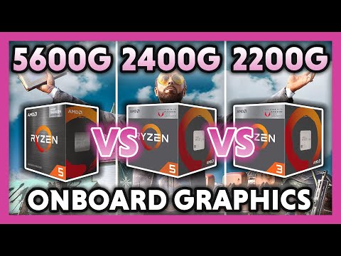 AMD Ryzen 5600g vs 2400g vs 2200g Benchmark