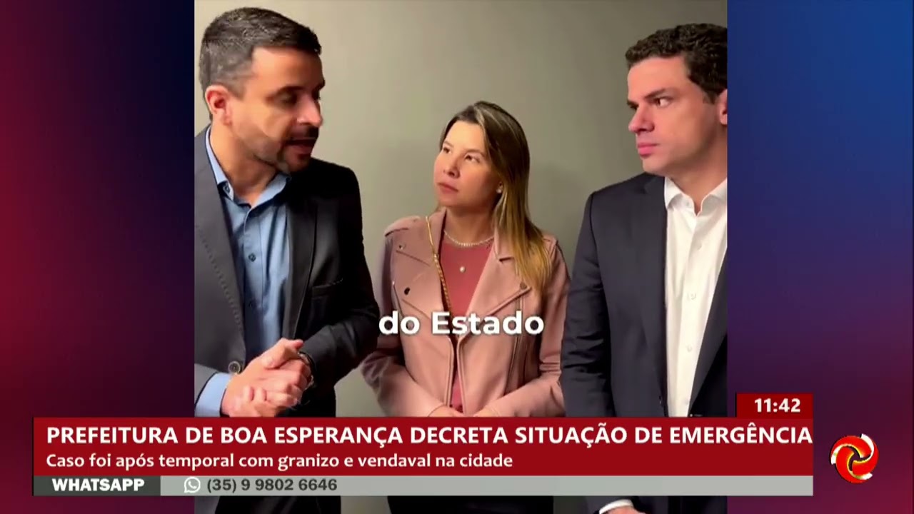 Boa Esperança decreta situação de emergência após o temporal