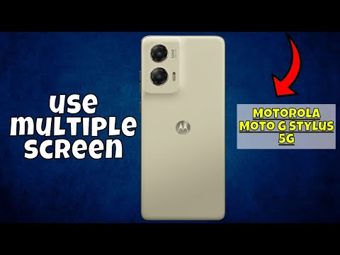 Split screen setting | Use split screen || How to use multiple screen Motorola Moto G Stylus 5g