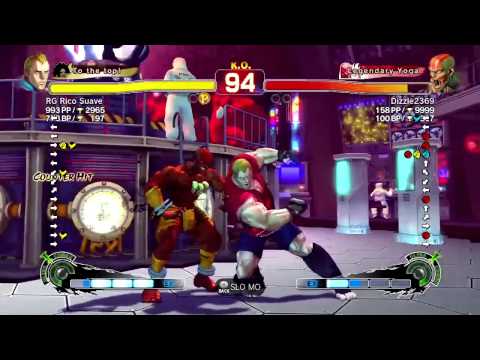 USF4 / RG Rico Suave Abel Vs Dizzle2369 Dhalsim Online Ranked Match HD