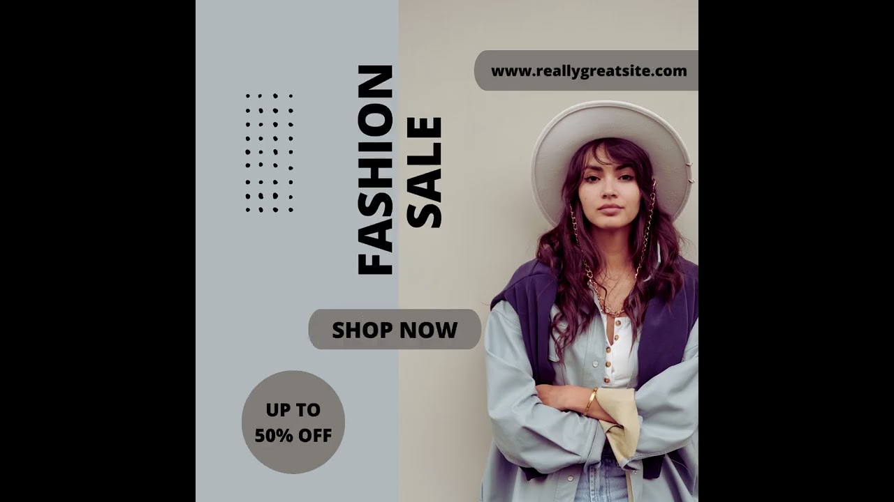 Minimalist Fashion Instagram Template,Social Media Canva Templates Clothing Store