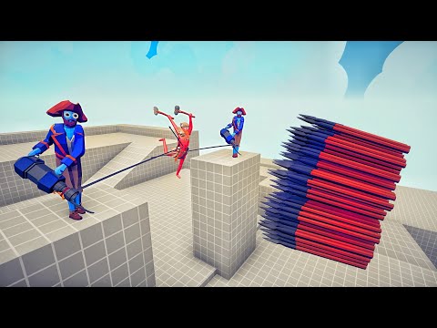 2 HARPOONER + BALLISTA GOD vs EVERY UNIT - Totally Accurate Battle Simulator TABS