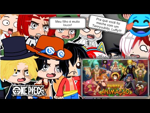 LUFFY FAMILY reacts to ONE PIECE SECRET SANTA - Part 2 of Part 1! \ Voice makers