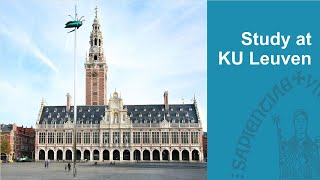 Study at KU Leuven presentation - Info about Europe's most innovative university