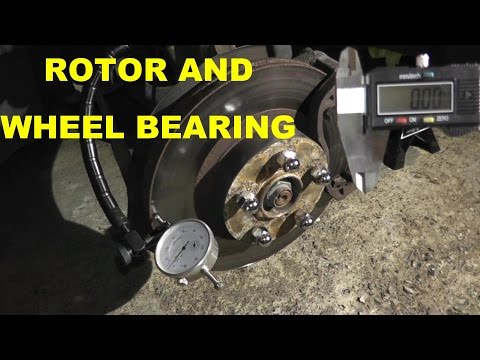 How to Test Brake Rotors and Wheel Bearings at Home | How To Use A Dial Indicator