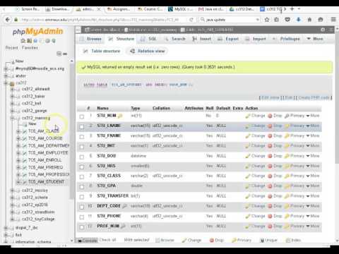 Cs312 Chapter 5 Database Assignment