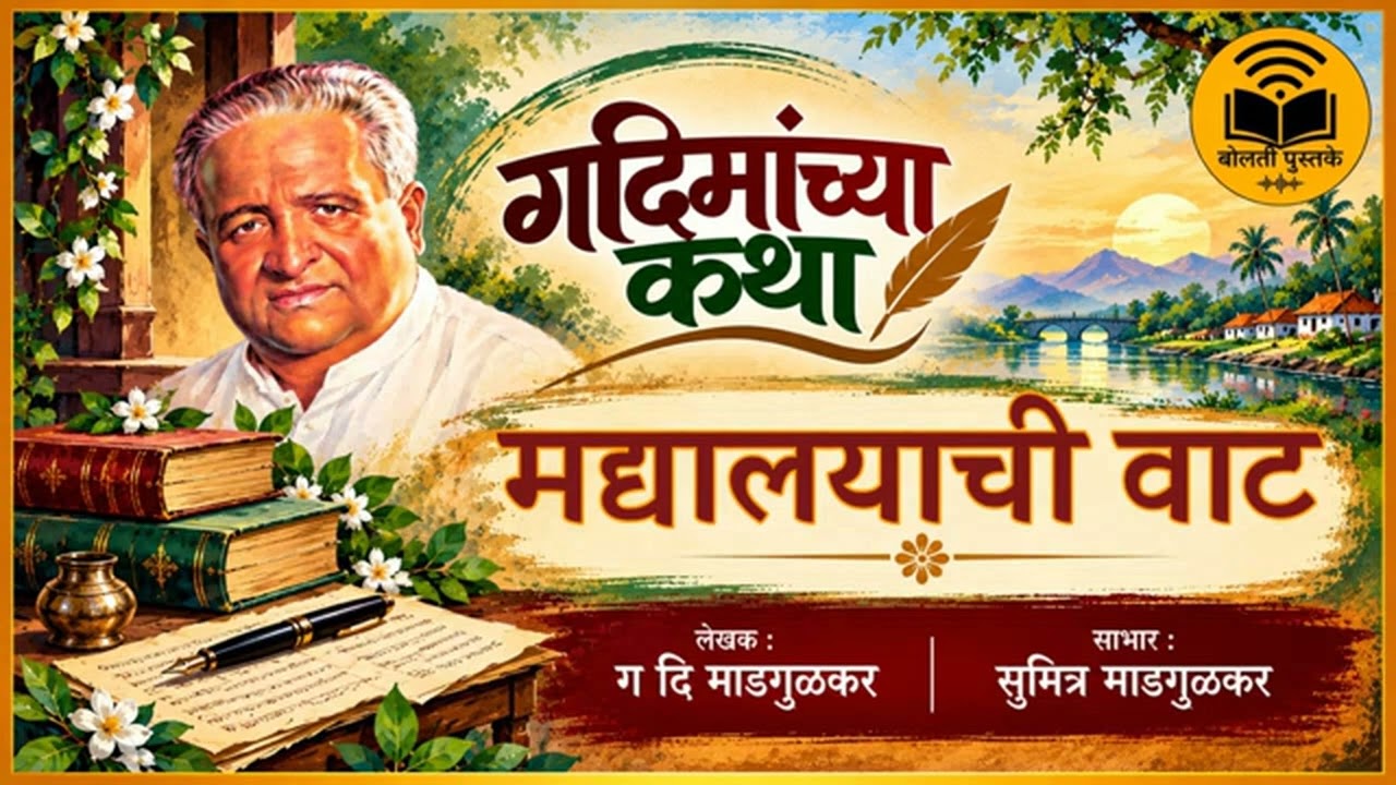  मद्यालयाची वाट :  ग दि माडगूळकर : एक सुंदर ग्रामीण कथा @b