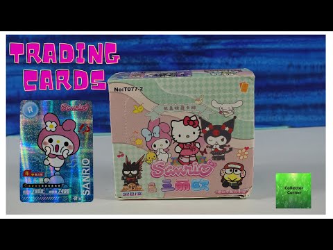Sanrio Hello Kitty Trading Card Game Cards Blind Booster Pack Opening Review