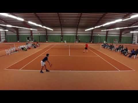 Tennis Europe Junior Tour, U14 boy's Doubles Final, Iceland 18 April 2019