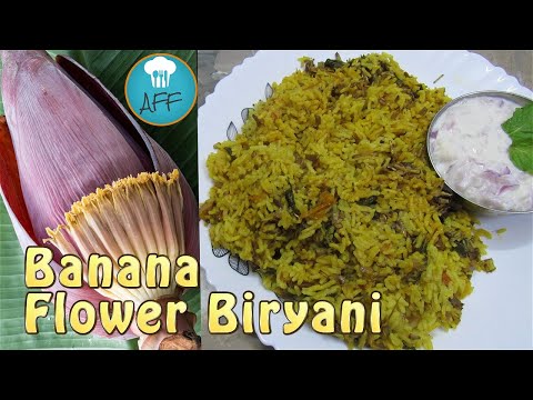 2-Mins Banana Flower Biryani | Ashvika Food Factory