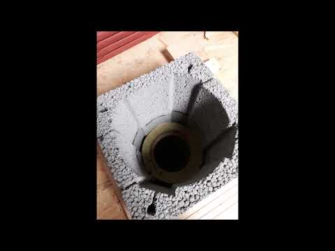 Aufbau eines Niko Schornsteins in Eigenleistung