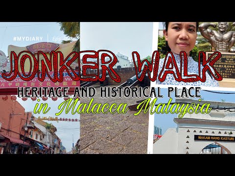 Patrimônio e local histórico JONKER WALK em Malaca, Malásia