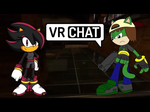 Shadina Encounters Steve the Cat (OC) at a Bar - VRChat